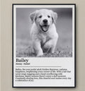 Personalized Pet Portrait Tribute Wall Art Poster Custom Dog Cat Illustration Memorial Canvas Print for Home Decor High-Intent Gift