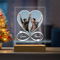 Personalized Romantic Couple Photo Lamp Custom Picture Night Light for Wedding Anniversary and Newlywed Keepsake Gift