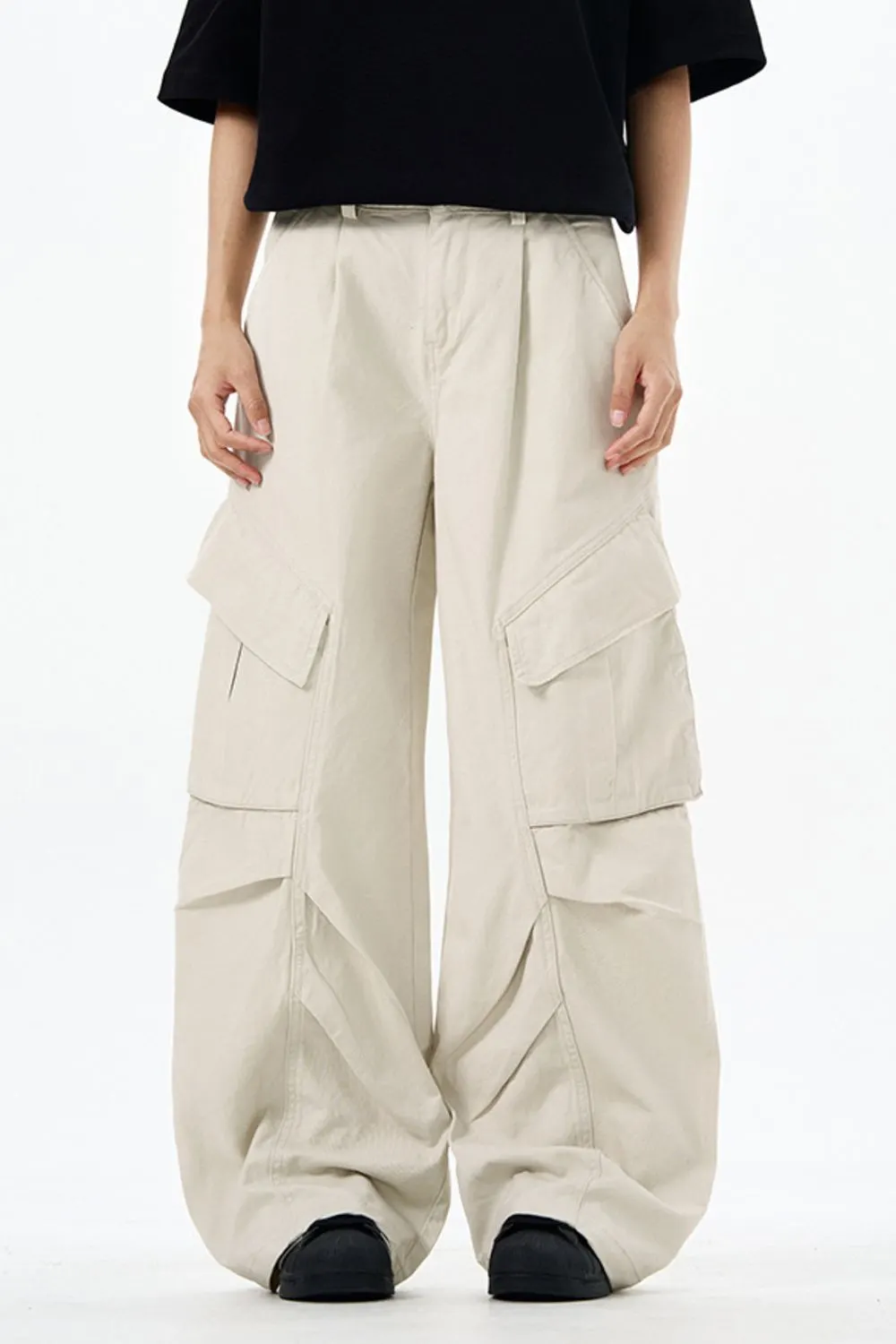 Men's Loose Fit Multi-Pocket Cargo Pants